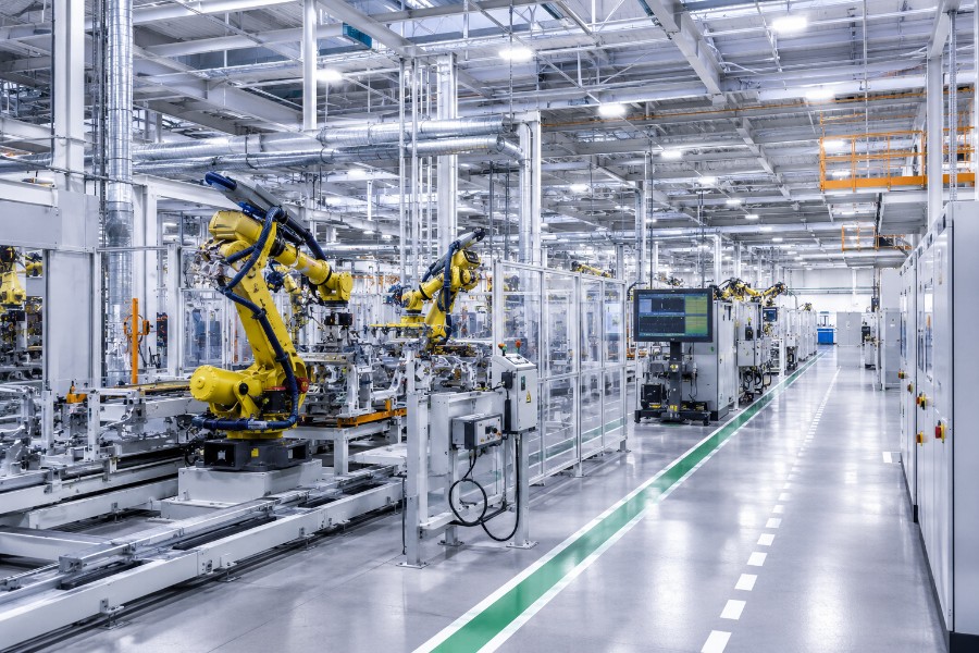 Manufacturing Output Rises for Third Straight Month