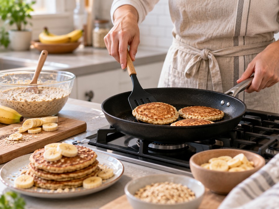 Whole Wheat Pancake with Banana Recipe
