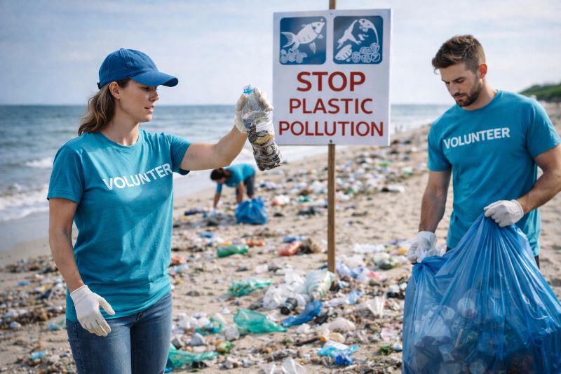 Volunteers Lead Cleanup Effort After Coastal Flooding